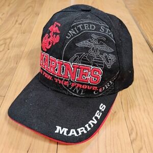 U.S. MARINES Cap Hat United States Military Marine Corps Soft Back Adjustable